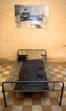 Located in Phnom Penh, the capital of Cambodia, Tuol Sleng is a former high school which was used as the notorious Security Prison 21 (S-21) by the Khmer Rouge communist regime from its rise to power in 1975 to its fall in 1979. An estimated 17,000 Cambodians, including a great number of women and children, were tortured at S-21 into giving confessions and naming accomplices for so-called crimes against the state. Many of the Khmer Rouge’s own cadres were killed at Tuol Sleng after being purged from the Communist Party. Only seven persons are known to have survived S-21. Tuol Sleng means 'Hill of the Poisonous Trees' or 'Strychnine Hill'. The site is now the Tuol Sleng Genocide Museum.